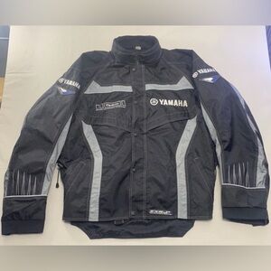 Yamaha Team Insulated Jacket Size 2XL Black Gray Outerwear FXR Snowmobile Racing
